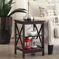 Oxford  End Table with Shelves