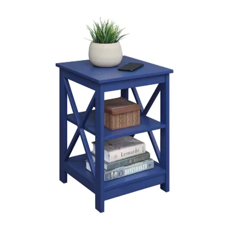 Oxford  End Table with Shelves