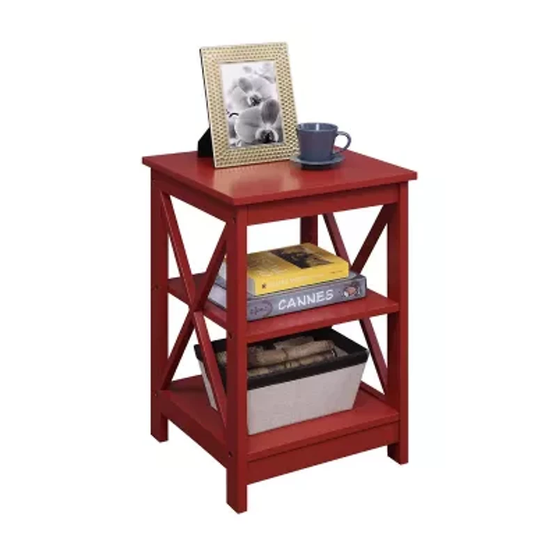 Oxford End Table with Shelves