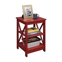 Oxford  End Table with Shelves