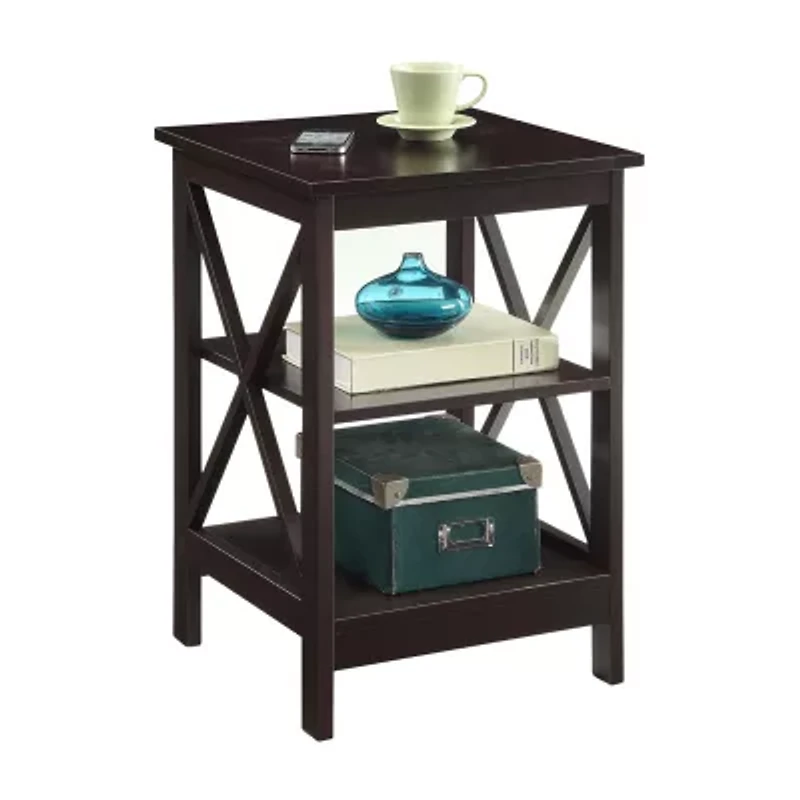Oxford End Table with Shelves