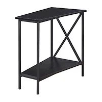 Wedge Living Room Collection Storage End Table