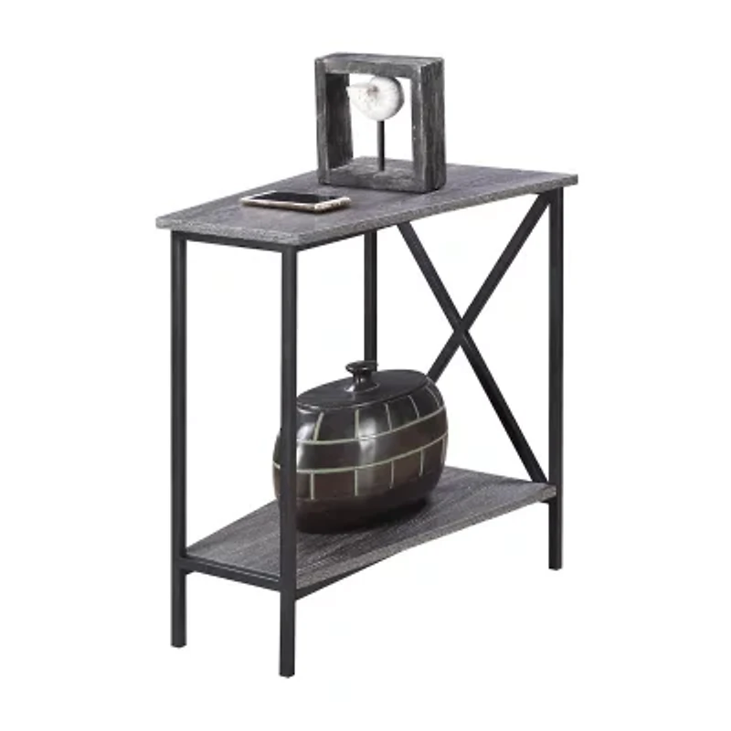 Convenience Concepts Wedge Living Room Collection Storage End Table