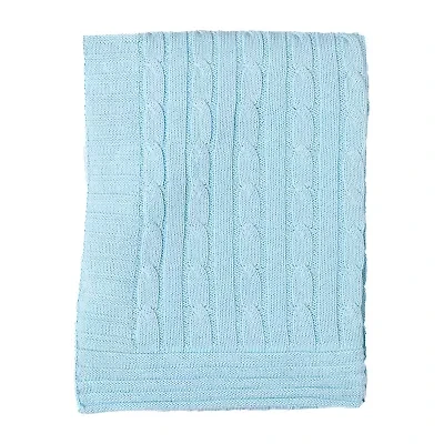 3 Stories Trading Company Cable Knit Baby Blanket