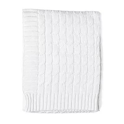 3 Stories Trading Company Cable Knit Baby Blanket