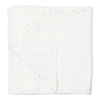 3 Stories Trading Company Pointelle Baby Blanket