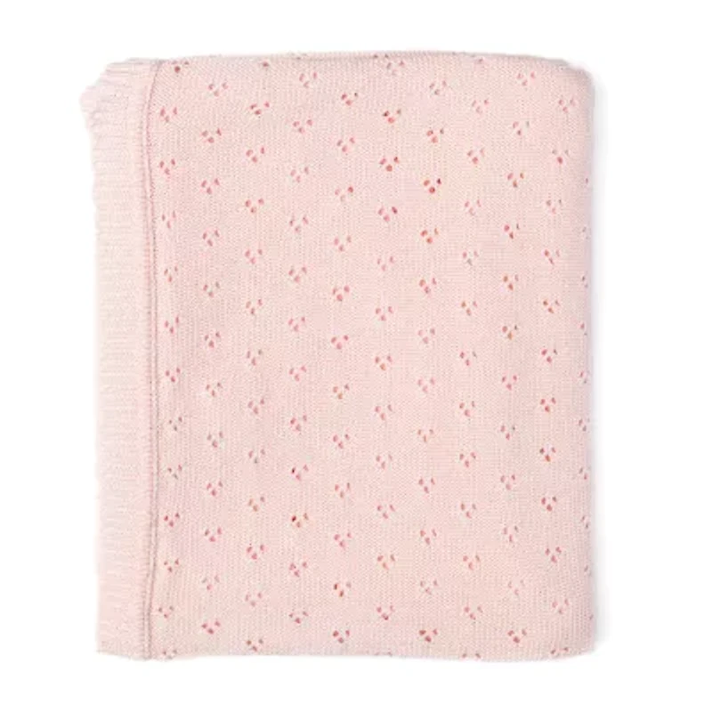 3 Stories Trading Company Pointelle Baby Blanket