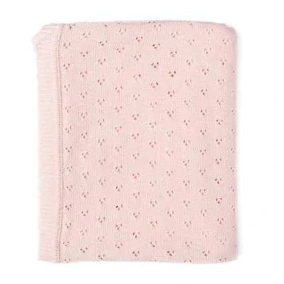 3 Stories Trading Company Pointelle Baby Blanket