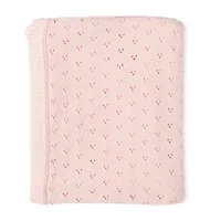 3 Stories Trading Company Pointelle Baby Blanket