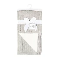 3 Stories Trading Company Cable Knit Sherpa Baby Blanket