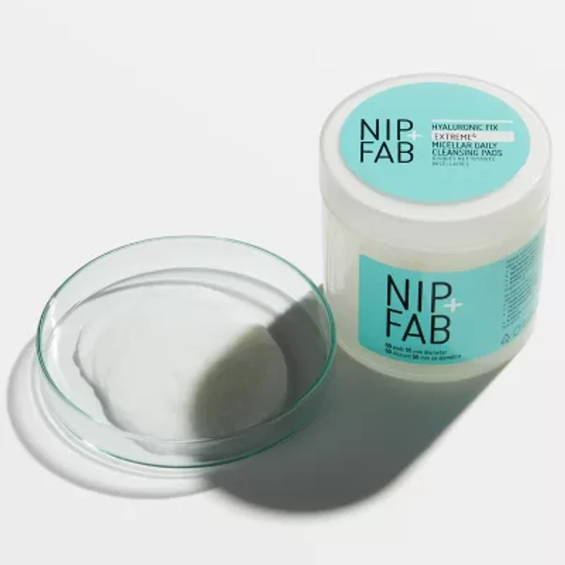 Nip+Fab Hyaluronic Fix Extreme4 Hydration Micellar Cleansing Pads