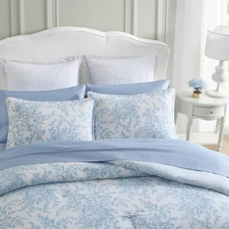 Laura Ashley Bedford Midweight Comforter Set