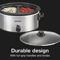 Proctor Silex 6 Quart Double-Dish Slow Cooker