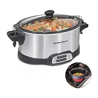 Hamilton Beach Stay Or Go Sear & Cook Slow Cooker