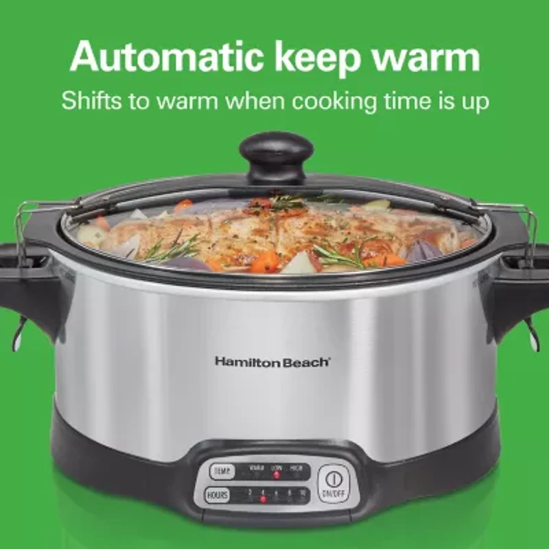 Hamilton Beach Stay Or Go Sear & Cook Slow Cooker