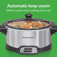 Hamilton Beach Stay Or Go Sear & Cook Slow Cooker
