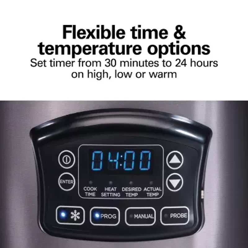 Hamilton Beach Programmable Defrost Slow Cooker