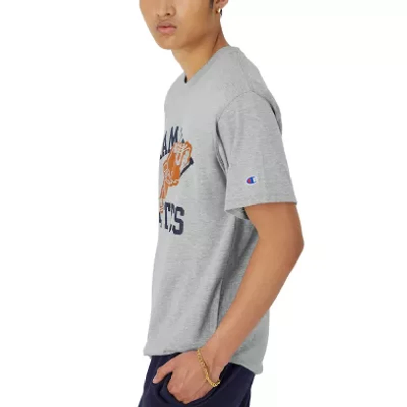 Champion Mens Crew Neck Short Sleeve Regular Fit Graphic T-Shirt