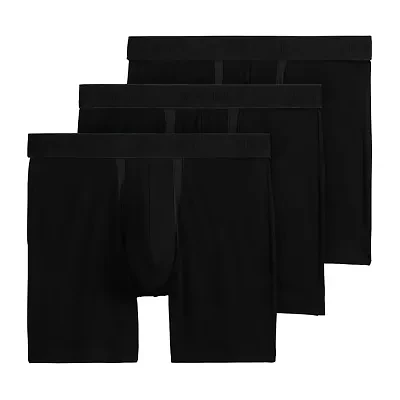 Jockey Chafe Proof Pouch Cotton Mens 3 Pack Pouch Boxer Briefs 9250