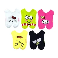 Womens Multi-Pack 5 Pair Hello Kitty Low Cut Socks