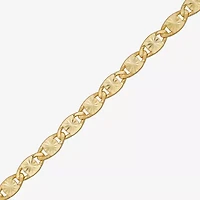 Made in Italy Womens 24K Gold Over Silver 18 Inch Valentino Chain Necklace
