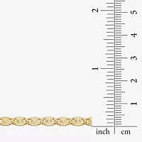 Made in Italy Womens 24K Gold Over Silver 18 Inch Valentino Chain Necklace