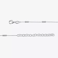 Womens Sterling Silver 16 Inch Y Necklace