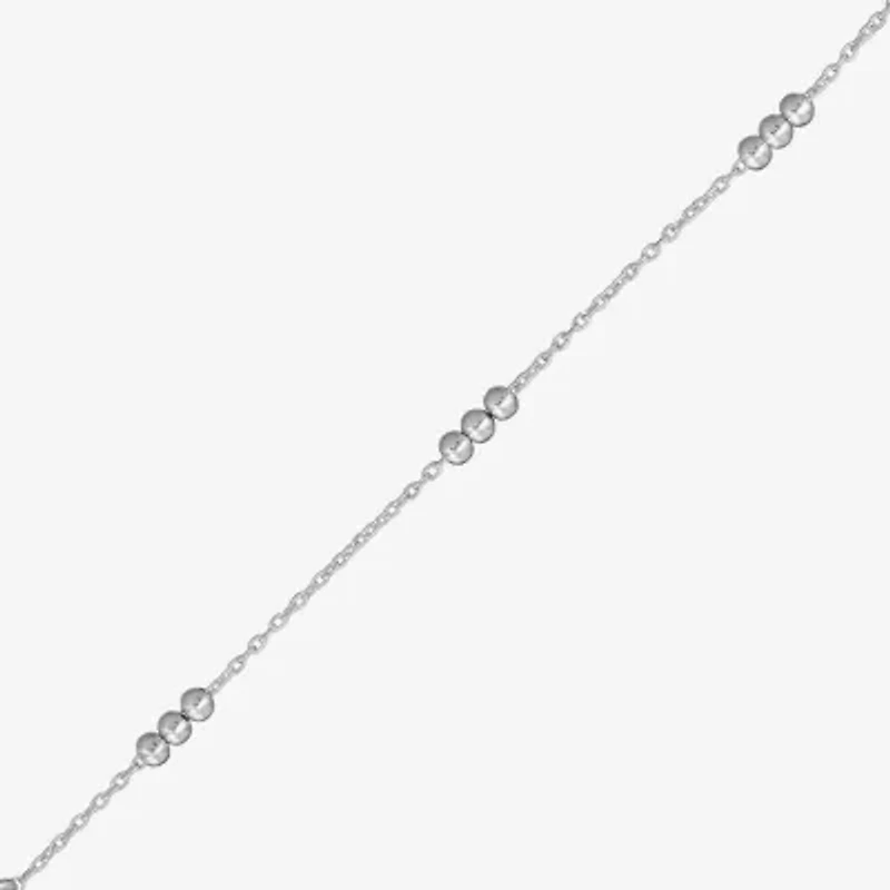 Womens Sterling Silver 16 Inch Y Necklace
