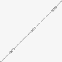 Womens Sterling Silver 16 Inch Y Necklace
