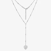 Womens Sterling Silver 16 Inch Y Necklace