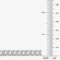 Mens Sterling Silver 22 Inch Curb Chain Necklace