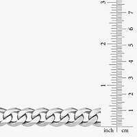 Mens Sterling Silver 22 Inch Curb Chain Necklace