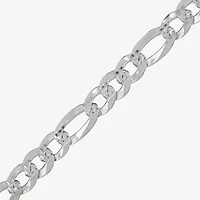 Mens Sterling Silver 22 Inch Figaro Chain Necklace