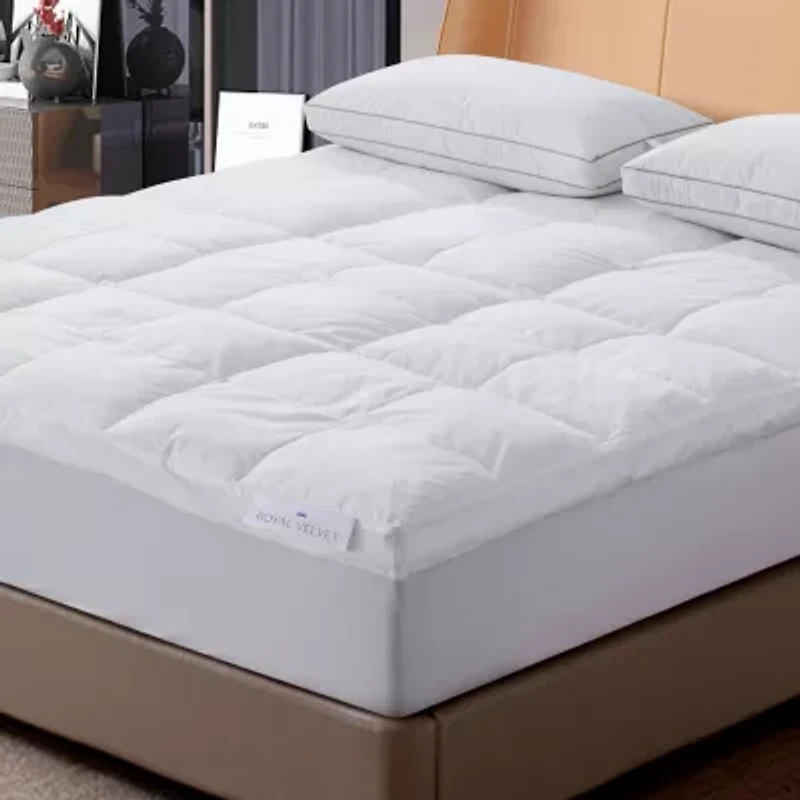 Royal Velvet 5-Inch Feather Bed With Cotton Cover