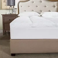 St. James Home Dual Chamber Down Alternative Nano Feather Mattress Topper