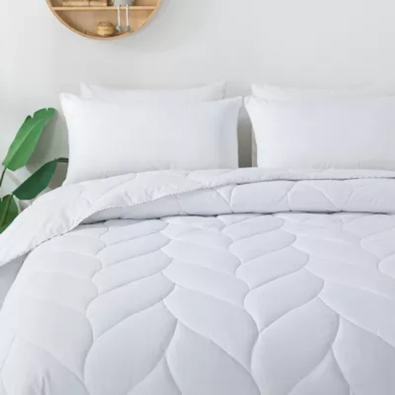 Waverly Cotton White Duck Down Comforter