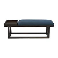 Lenora Upholstered Tray-Top Bench