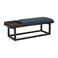 Lenora Upholstered Tray-Top Bench