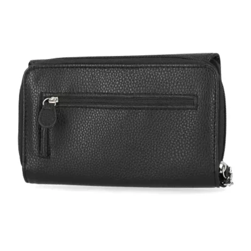 Mundi Big Fat Womens Expandable Rfid Blocking Checkbook Wallet