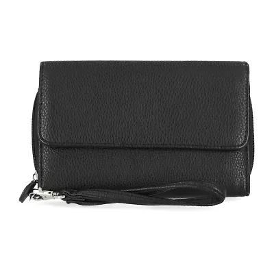 Mundi Big Fat Womens Expandable Rfid Blocking Checkbook Wallet
