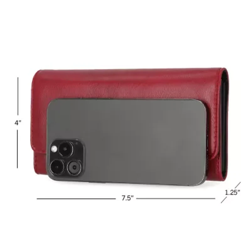 Mundi File Master Womens Expandable Rfid Blocking Accordian Wallet