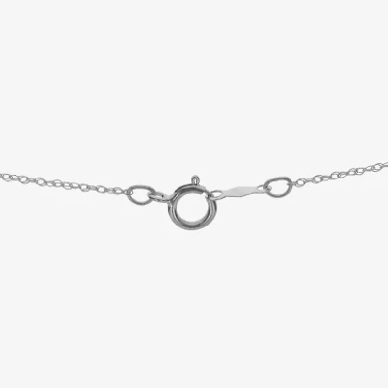 7-7.5Mm Cultured Freshwater Pearl And Diamond Accent Sterling Silver Pendant