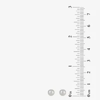 Womens Dyed White Cultured Freshwater Pearl Sterling Silver 6 Pair Jewelry Set