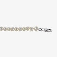 Womens White 13 Inch Strand Necklace