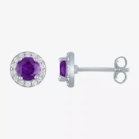 Gemstone Sterling Silver 3 Pair Jewelry Set
