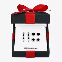 Gemstone Sterling Silver 3 Pair Jewelry Set