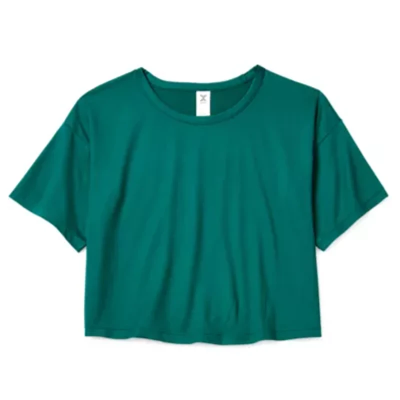 Xersion Little & Big Kid Girls Crew Neck Short Sleeve Active T-Shirt