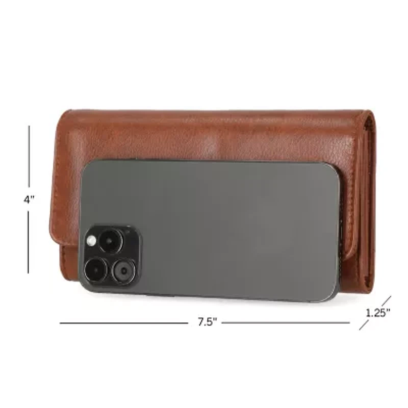Mundi File Master Womens Expandable RFID Blocking Accordian Wallet
