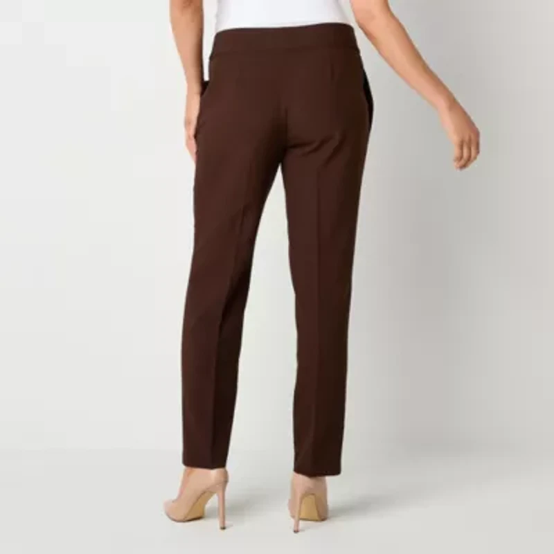 Black Label by Evan-Picone Womens Straight Fit Straight Suit Pant
