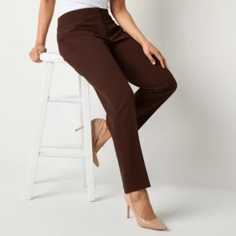 Black Label by Evan-Picone Womens Straight Fit Straight Suit Pant
